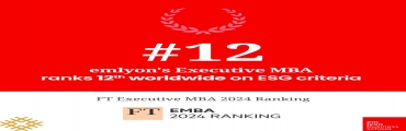 《金融时报》EMBA最新排名：法国里昂商学院ESG全球排名第12位