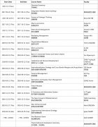 法国里昂商学院EMBA-2017课表